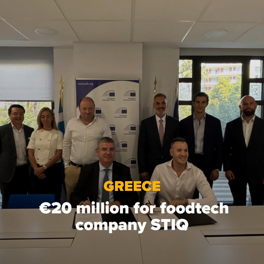 EIB Invests €20M in Greek Foodtech STIQ to Scale AI-Powered Cloud Kitchens