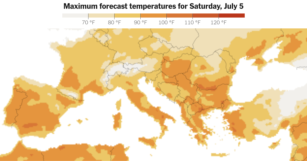 Heat Wave Forecast: Tracking High Temperatures in Europe