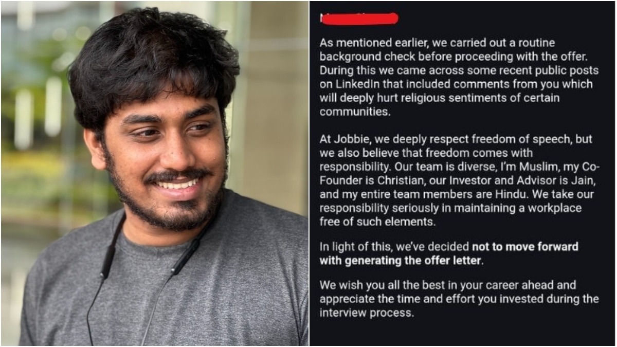 'Comments that were derogatory towards...': Startup cancels candidate's job offer after background verification, sparks debate