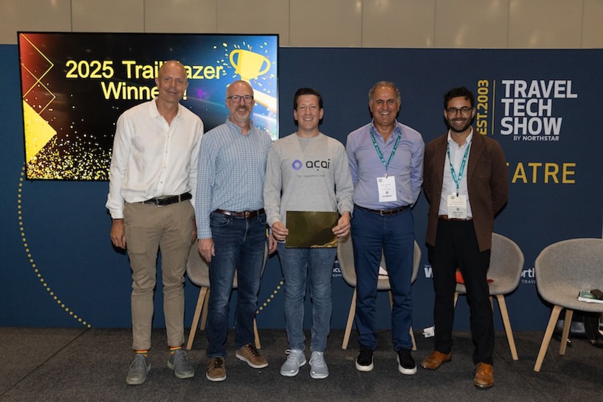 TravelTech Show names Acai winner of Trailblazer Awards