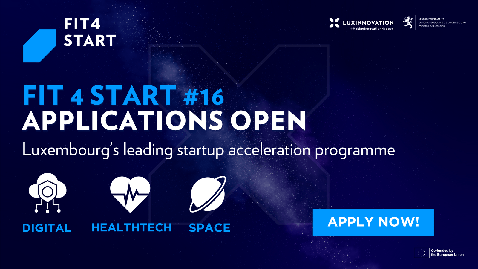 Apply to Fit 4 Start to launch you startup in Europe