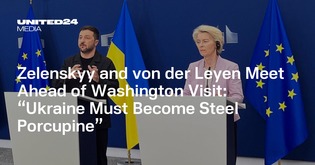 “Ukraine Must Become Steel Porcupine” — UNITED24 Media