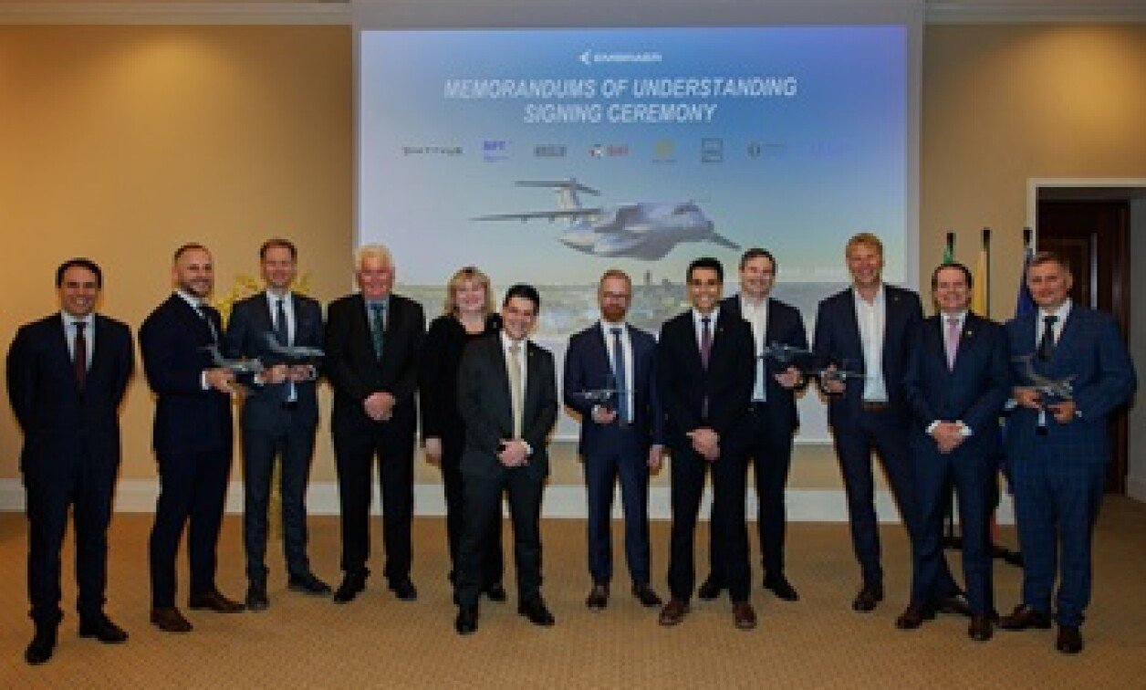 Aerospace MoUs signed between Embraer Defense Europe and Lithuanian partners
