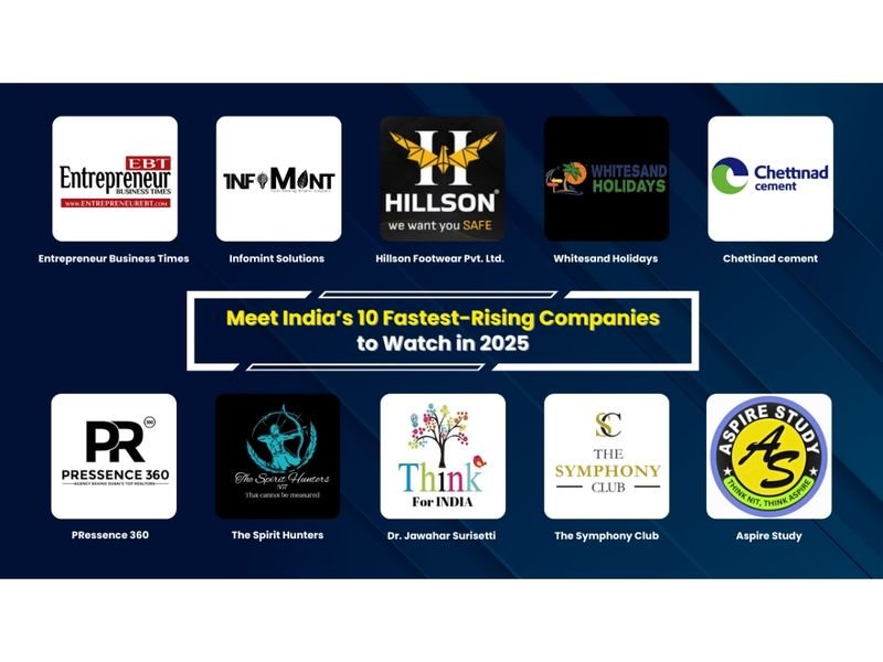 Meet India's 10 Fastest-Rising Companies to Watch in 2025