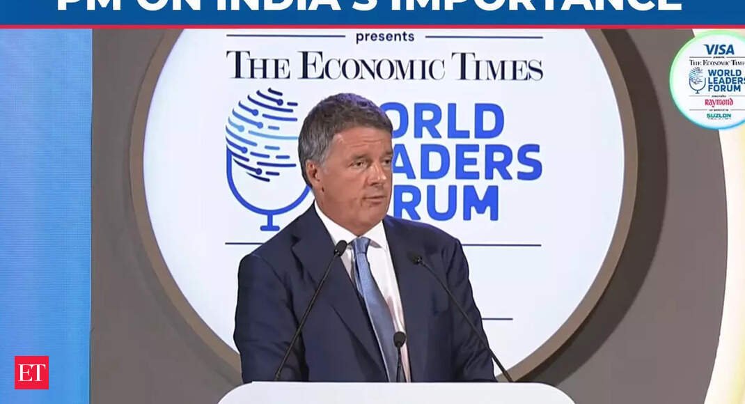 WLF 2025 | ‘Indian not a regular partner’: Renzi highlights India’s power, urges Europe to ‘wake up’ - The Economic Times Video