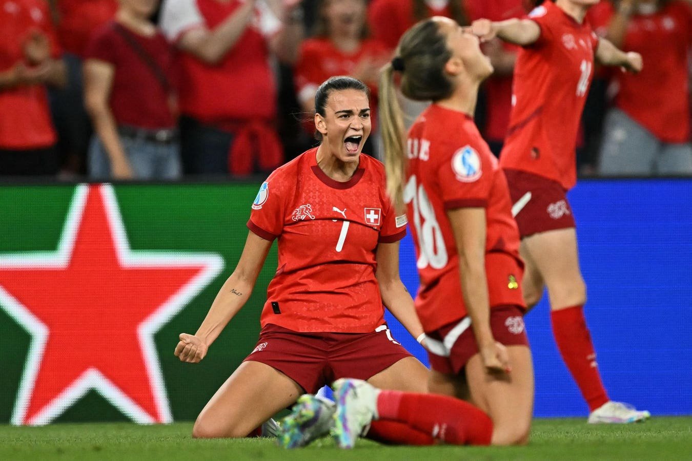 Swiss Heroine Riola Xhemaili AimingTo Knock Man United Out Of Europe