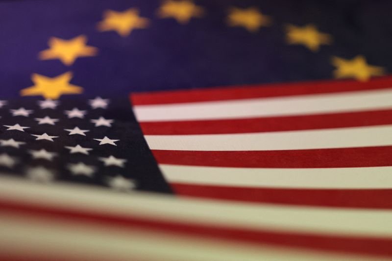 EU push to protect digital rules holds up trade statement with US, FT reports