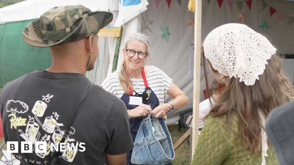 The Boomtown repairers fixing campers' broken items