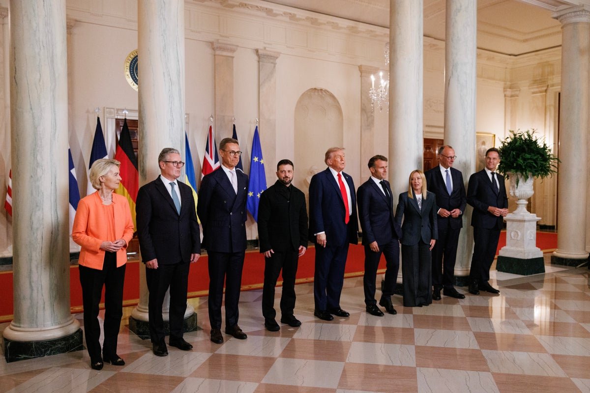 Trump-Zelensky meeting live: President pushes to end Ukraine-Russia war as he rules out US troops on the ground