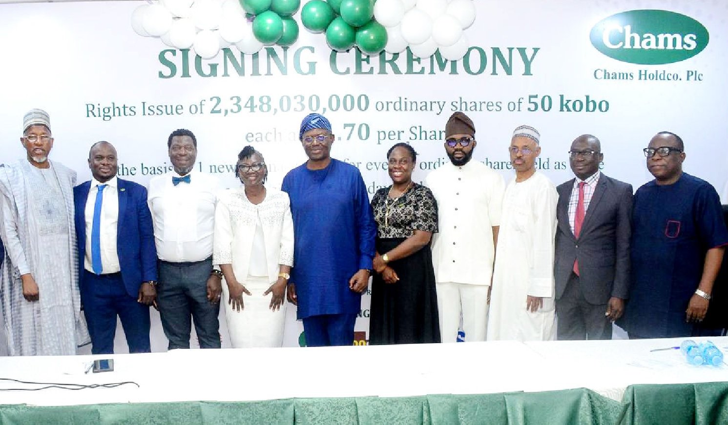 Chams HoldCo launches N7.65b capital raising