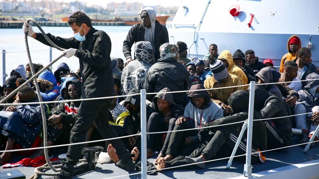 Libyan Coast Guard Shoots at European Ship Rescuing Migrants  