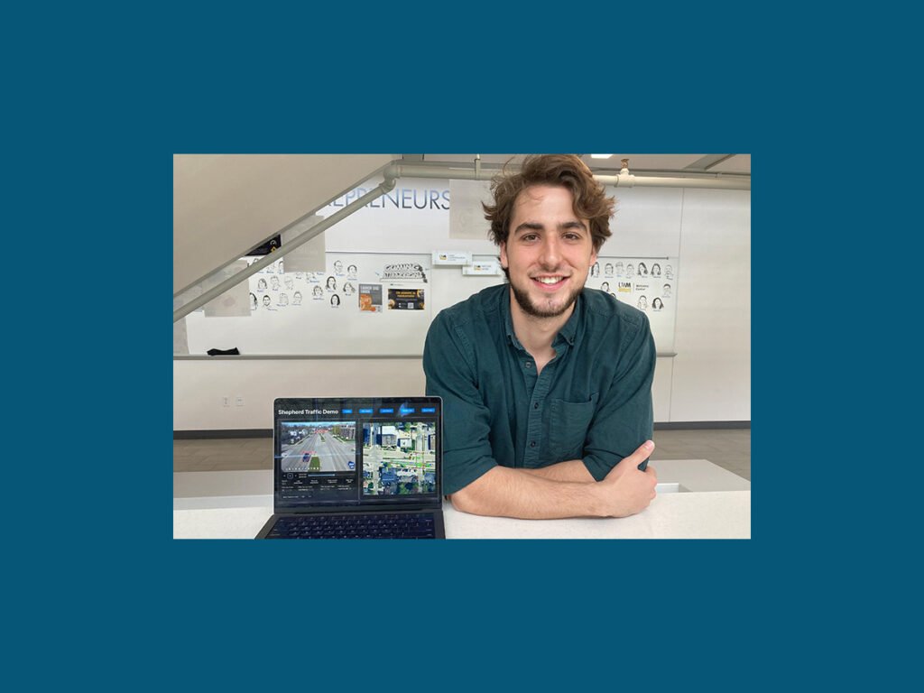 How math and impatient driving inspired student’s award-winning startup