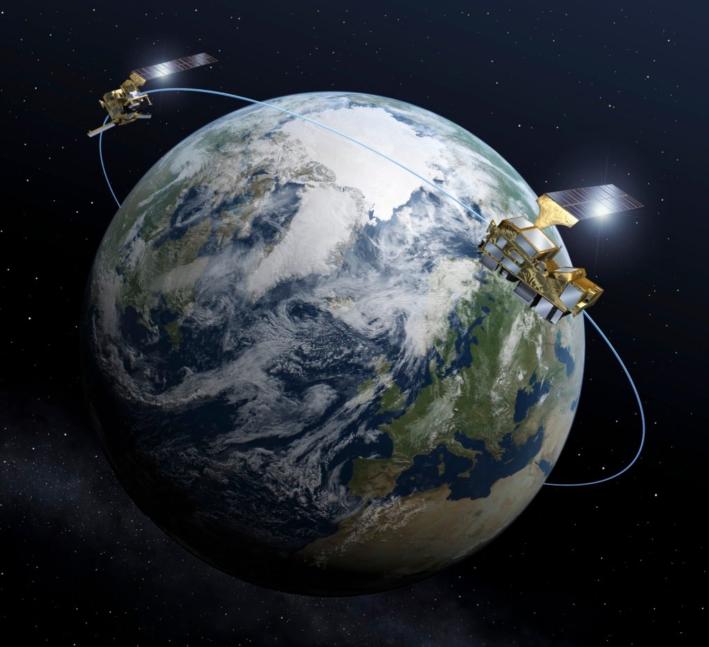 An artist's rendition of Metop-SG A and B. Image: ESA