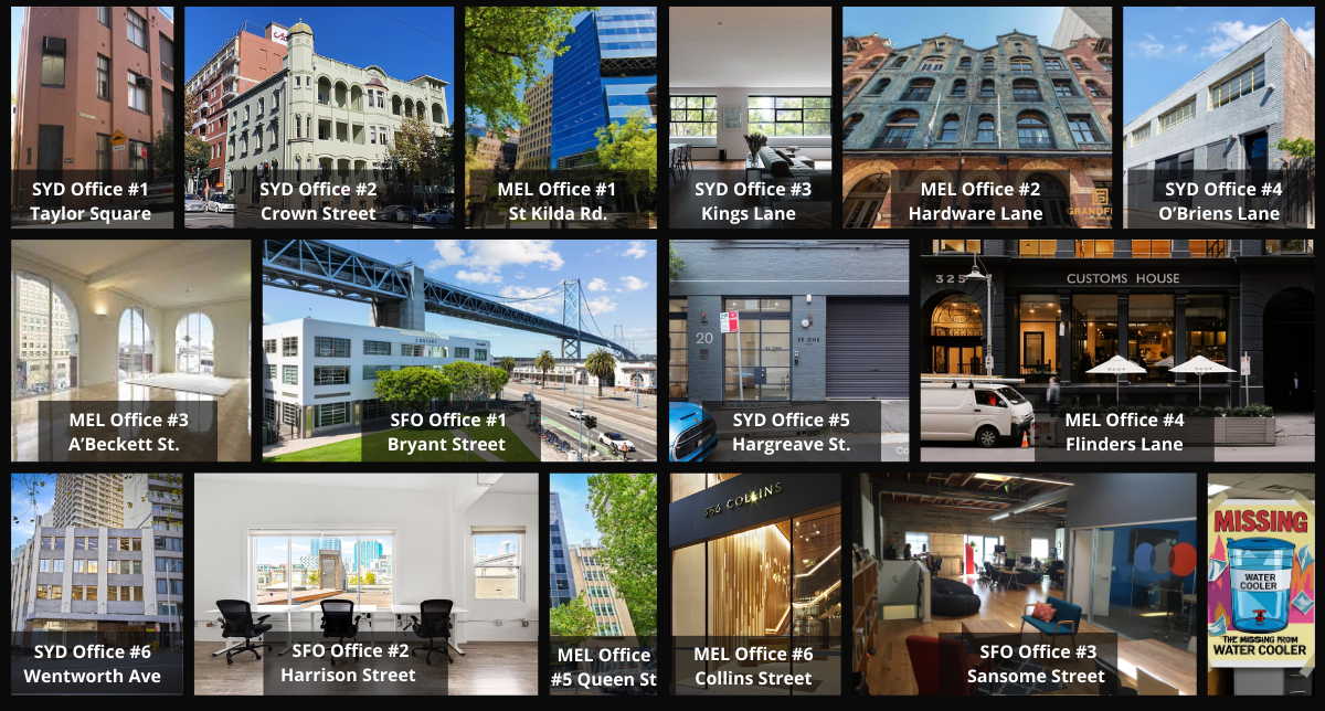 The Startup Office: Through Space & Time