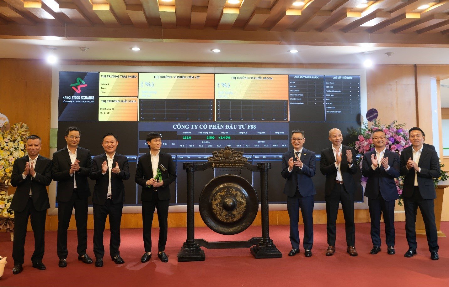 Over 8.26 million shares of F88 was officiallt listed on the UPCoM platform. Photo courtesy of F88