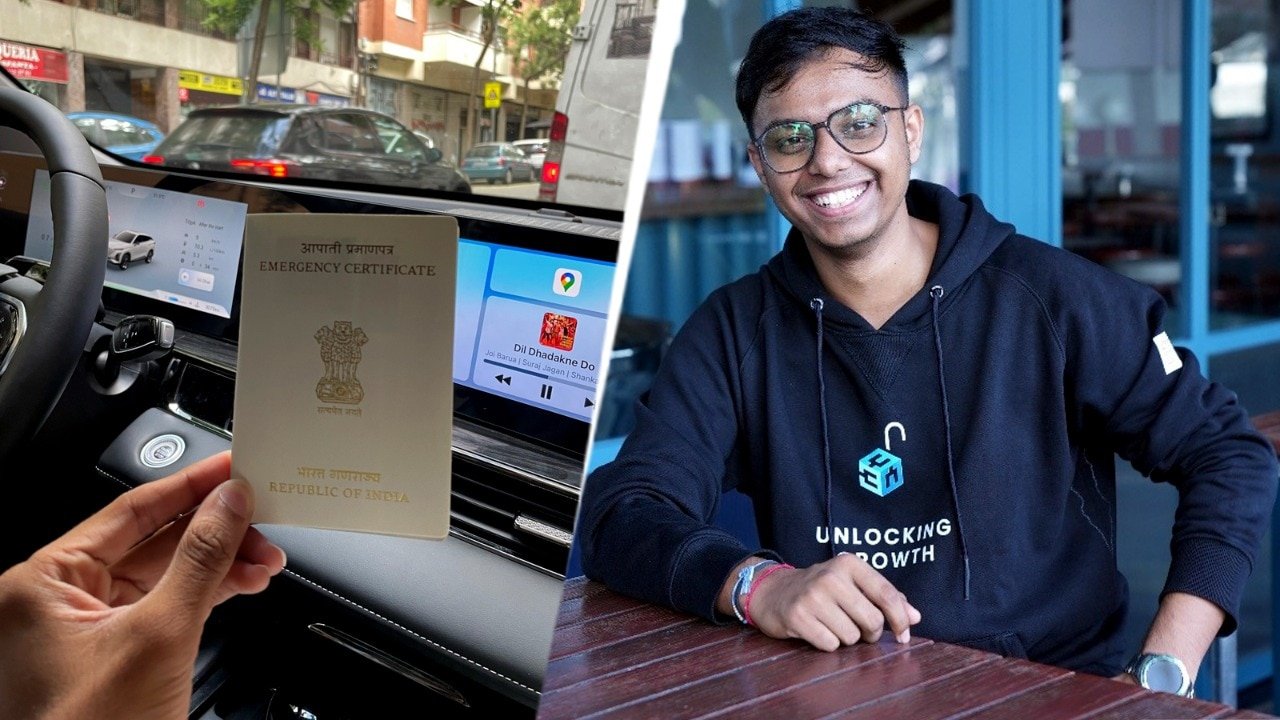 Indian entrepreneur passport stolen Barcelona cafe theft consulate emergency certificate swift return