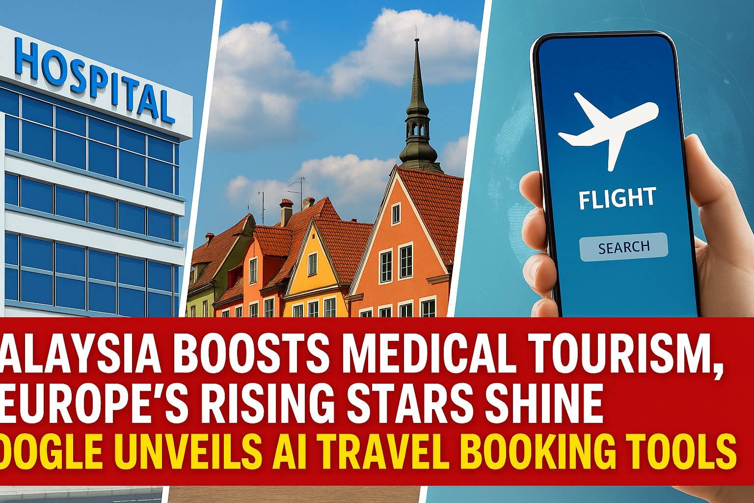 Travel News on 19 August: Malaysia Boosts Medical Tourism, Europe’s Rising Stars Shine, Google Unveils AI Travel Booking Tools