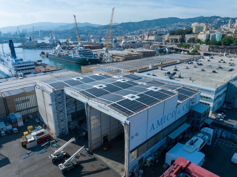 A C&I solar project in Italy.