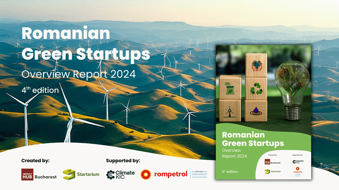Romania’s green startup ecosystem gaining momentum, report shows