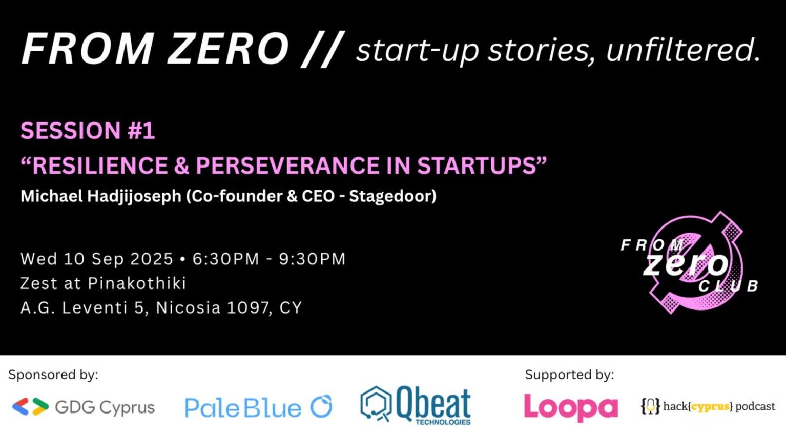 cover Founders to share raw startup stories at Nicosia gathering