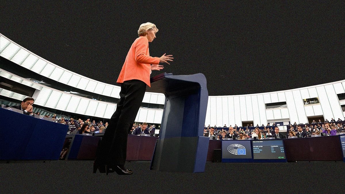 Ursula von der Leyen's State of the Union speech comes at a moment of fragility
