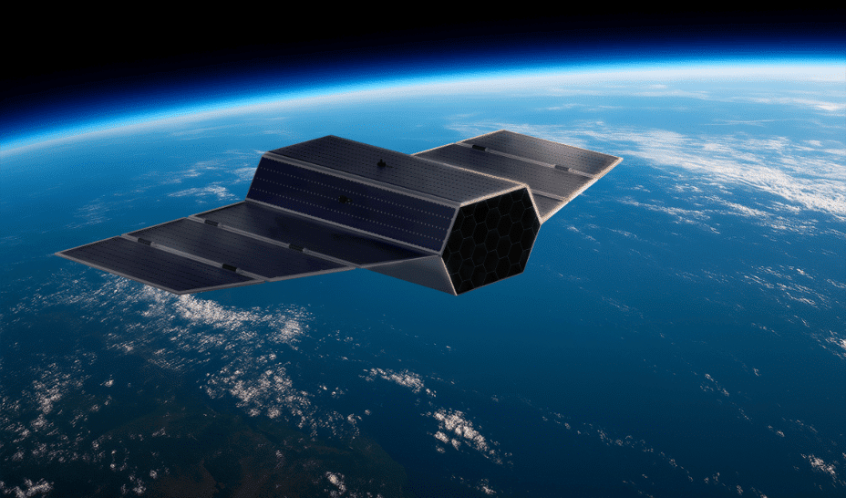 An artist mock up of the Kreios VLEO satellite. Image: Kreios Space