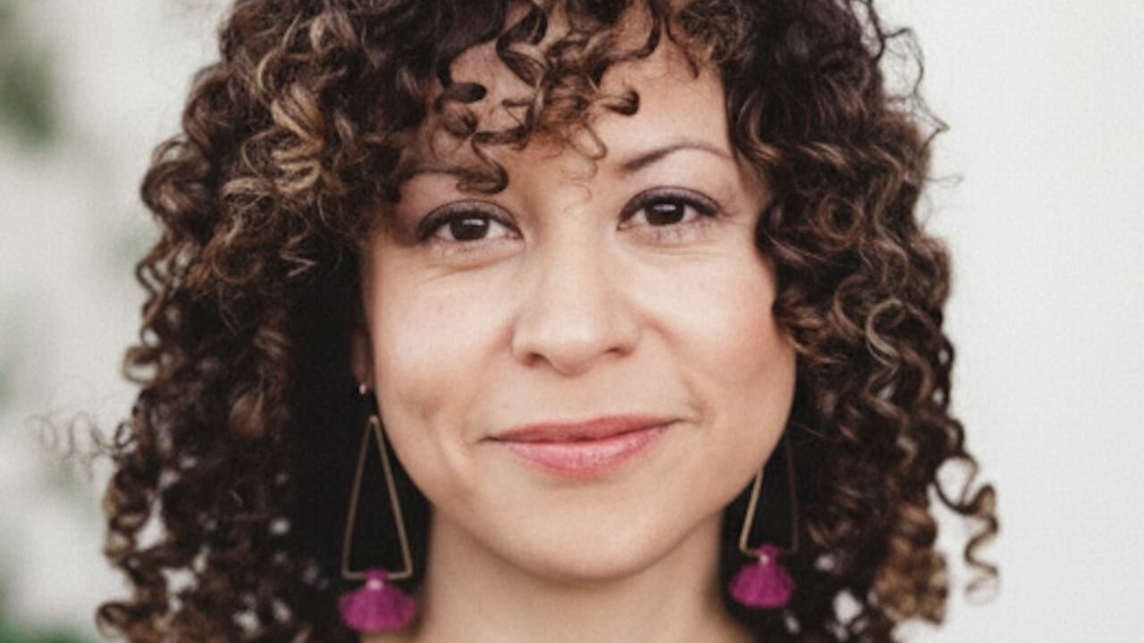 Monica Odell, CEO and co-founder of PXL8, shows samples of her product innovations. Odell was part of the cohort that recently completed the GenAI Product Develop Sprint hosted by Arrowhead Center at New Mexico State University and the Hunt Center for Entrepreneurship.