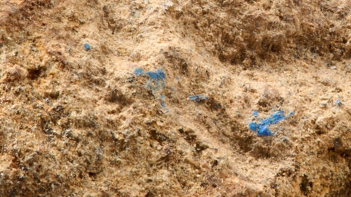 This is the oldest blue pigment ever discovered in Europe
