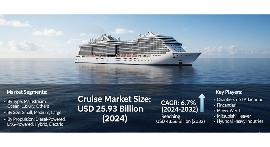 Cruise Market to Reach USD 43.56 Billion by 2032