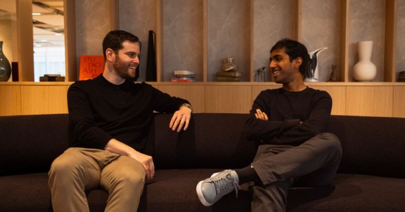 Dan Sandler, CEO of Veridox with Sanchit Dhote, Principal at Outward VC