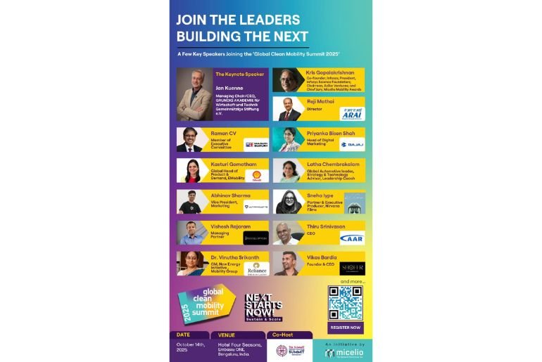 Global Clean Mobility Summit 2025 to Accelerate EV Adoption in India