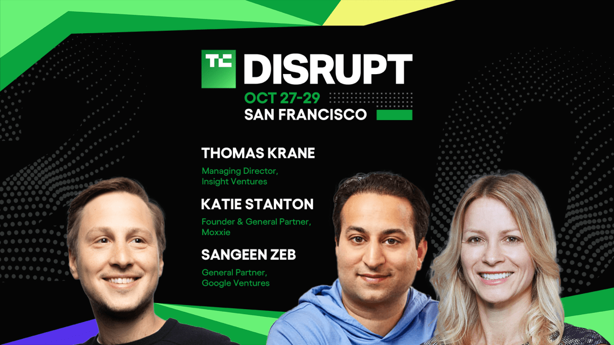 TechCrunch Disrupt 2025 Katie Stanton, Thomas Krane, and Sangeen Zeb