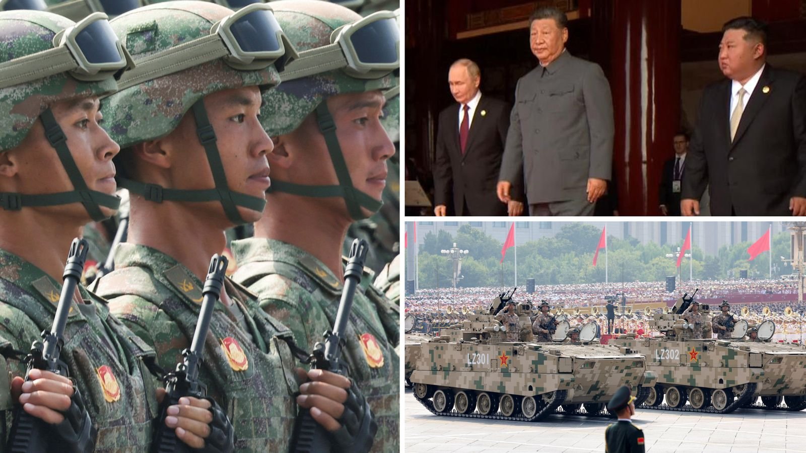 China summit latest: Xi, Putin and Kim unite at Beijing's biggest ever military parade - and Trump sends a message | World News