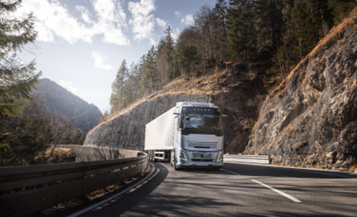 Volvo FH on highway