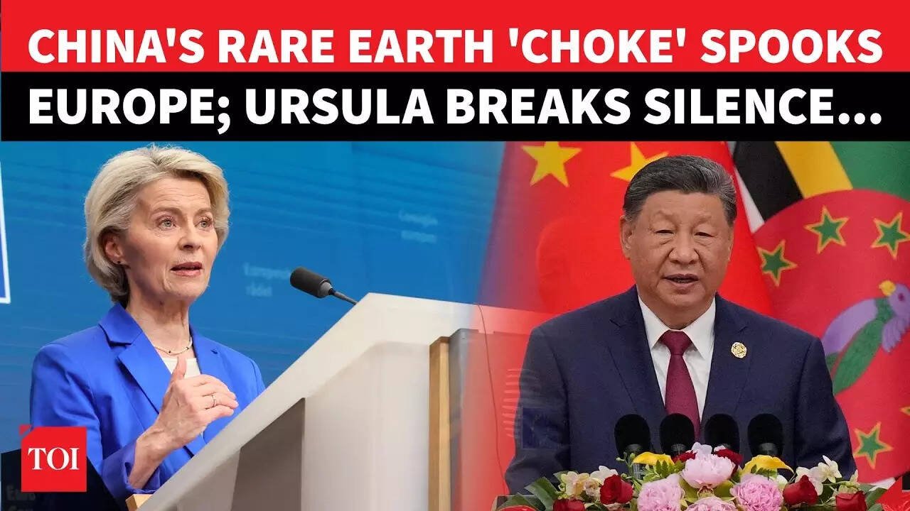 Explosive Europe Vs China Standoff Over Rare Earths; Ursula Vows 'Retaliation' With G7