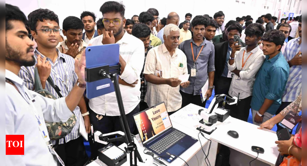 Students exhibit innovative products at TN Global Startup Summit in Coimbatore | Coimbatore News