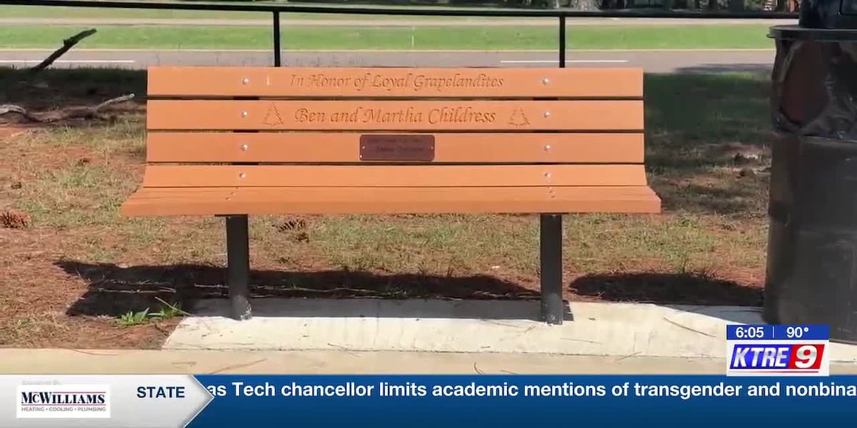 Grapeland Life Scout raising funds to bring benches to city park