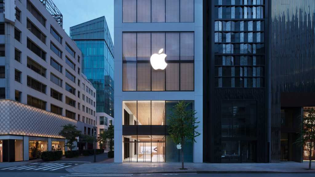 An Apple retail store