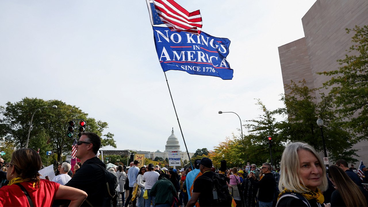 Anti-Trump 'No Kings' rallies held in cities across US, Europe