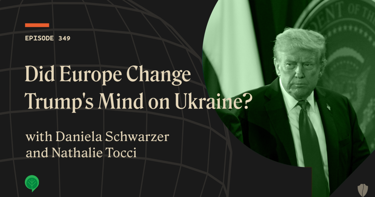 Did Europe Change Trump's Mind on Ukraine?