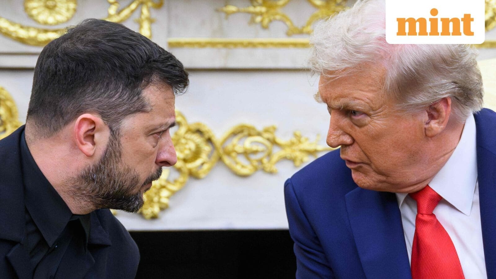 Ukraine President Volodymyr Zelensky and US President Donald Trump