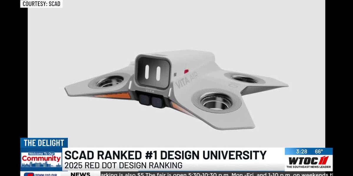 SCAD ranked No. 1 design university in Americans and Europe