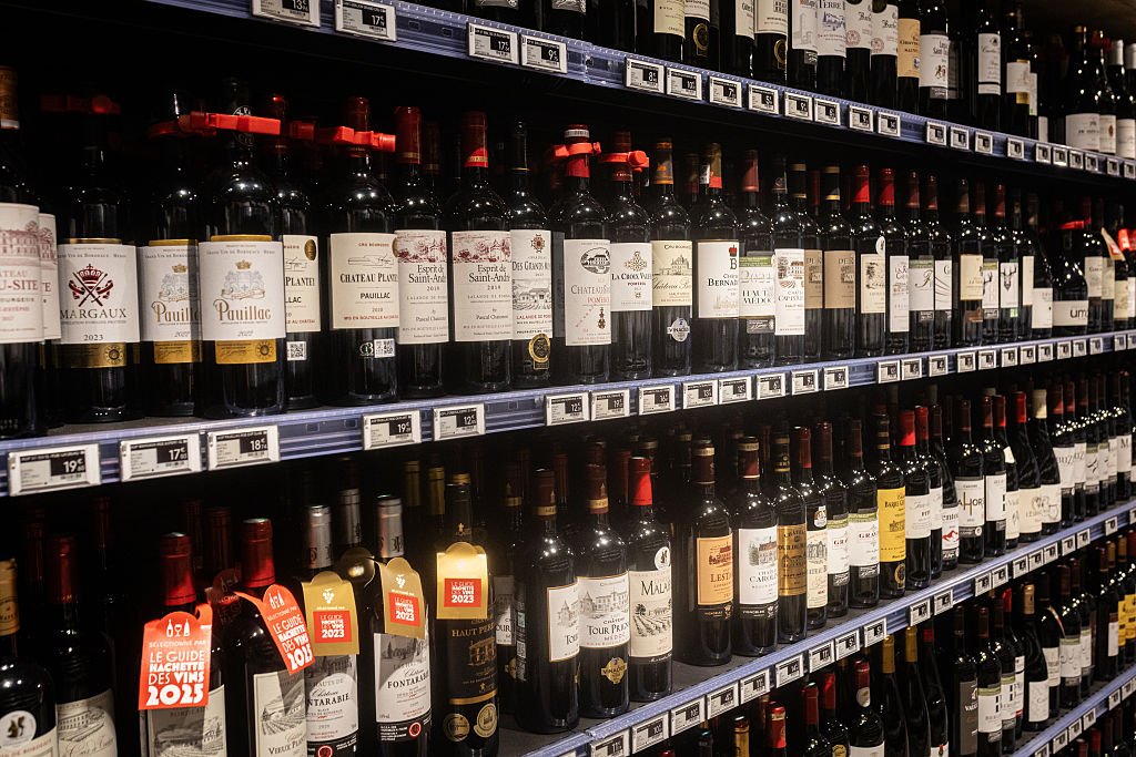 French Minister Of Labour Catherine Vautrin Visits An Intermarche Supermarket, In Paris