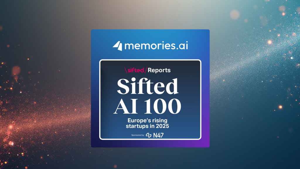 Memories.ai lands on Sifted’s AI 100 as it builds visual memory for machines