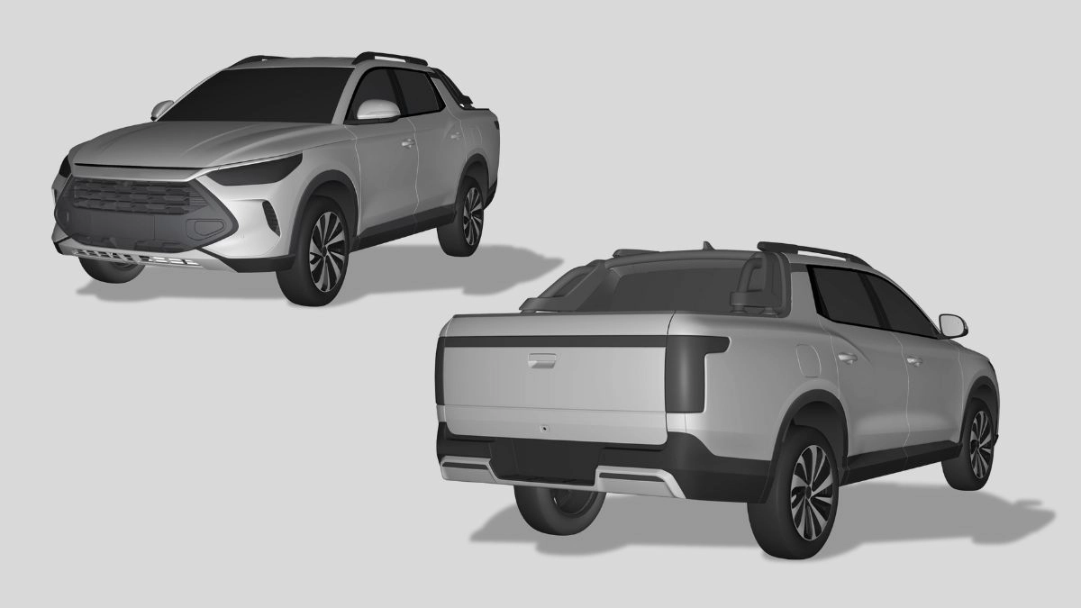 BYD compact pickup patent