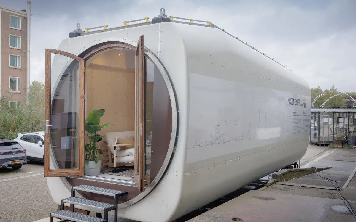 Dutch Tiny Houses: Converting Wind Turbines into Sustainable Homes with Low Environmental Impact
