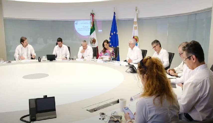 Quintana Roo meets with European leaders to transfer sargassum into development opportunity