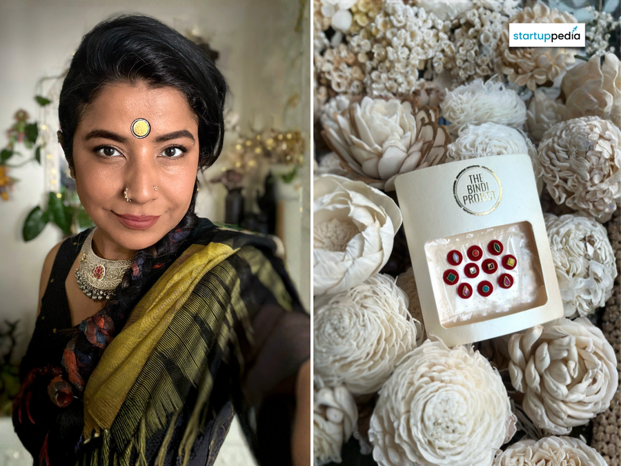 Bengaluru Entrepreneur Makes Bindis With A Funky & Cultural Twist; Clocks Rs 20 Lakh – Now Worn By Kajol, Kareena Kapoor, Tamannaah Bhatia