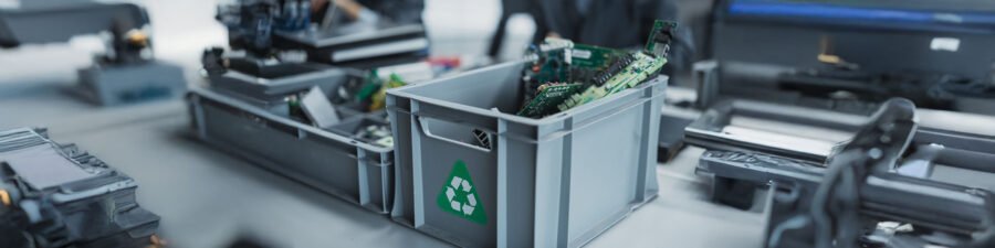 Researchers across Europe are pioneering reusable, sustainable electronics to tackle the growing e-waste problem. © Gorodenkoff, Shutterstock.com