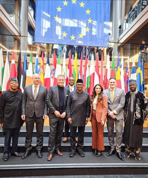 Peter Obi Meets EU Lawmakers in France, Pushes for Stronger EU-Nigeria Partnership